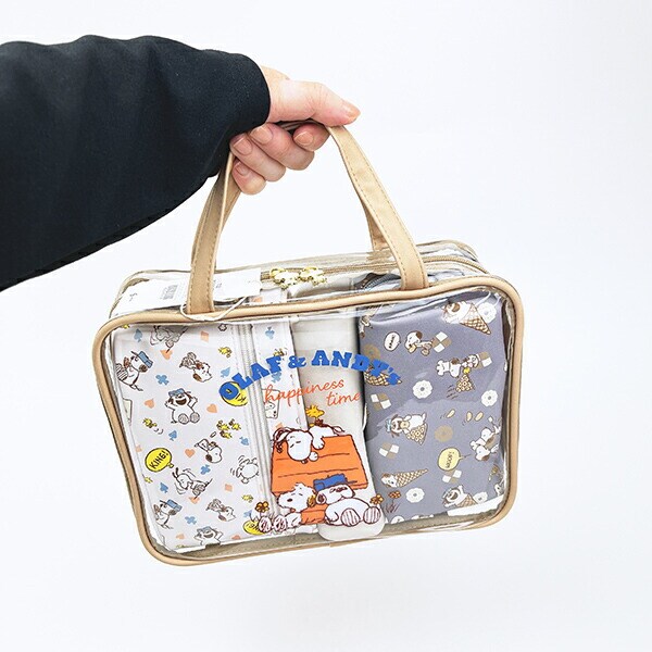 スヌーピー トラベルポーチセット (ベージュブラザー) SNOOPY