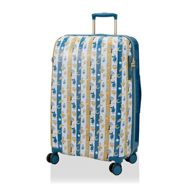 ムーミン 80th スーツケース 81L (ブルーストライプ) キャリーケース