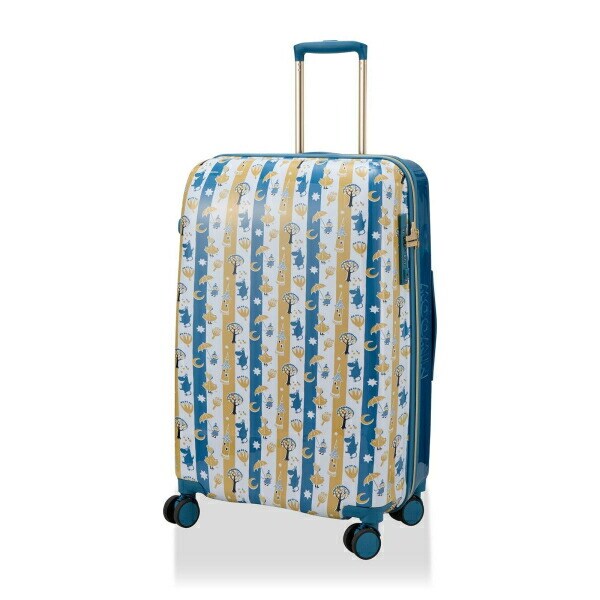 ムーミン 80th スーツケース 81L (ブルーストライプ) キャリーケース