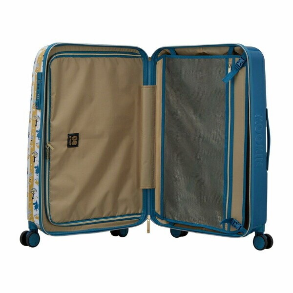 ムーミン 80th スーツケース 81L (ブルーストライプ) キャリーケース