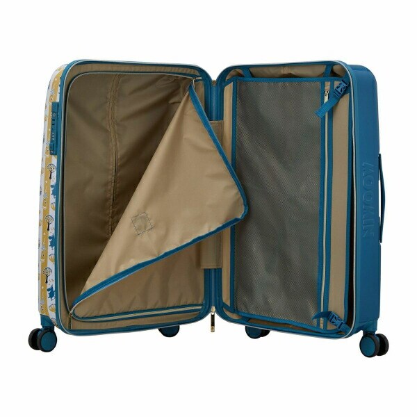 ムーミン 80th スーツケース 81L (ブルーストライプ) キャリーケース