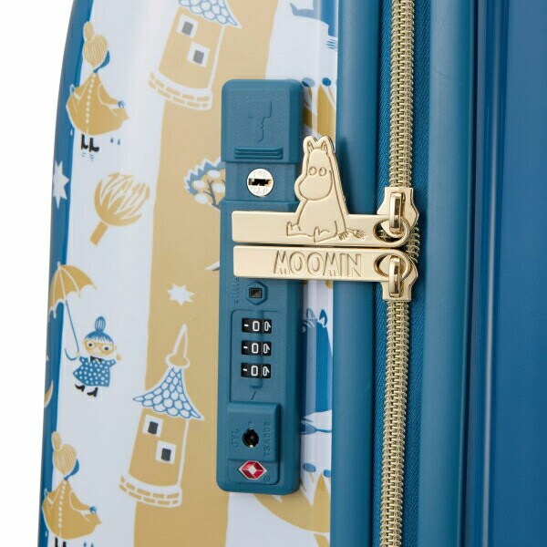 ムーミン 80th スーツケース 81L (ブルーストライプ) キャリーケース