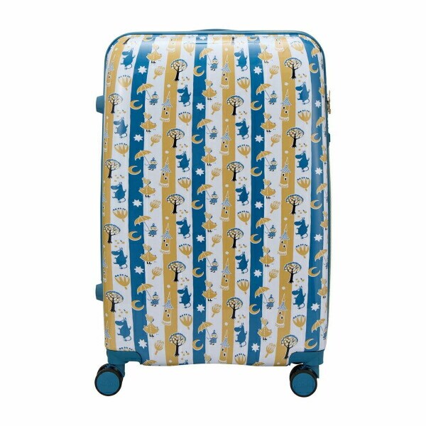 ムーミン 80th スーツケース 81L (ブルーストライプ) キャリーケース