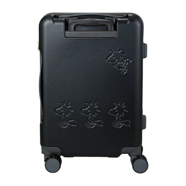 スヌーピー ウッドストック ジッパータイプ スーツケース 32L (ブラック) キャリーケース SNOOPY