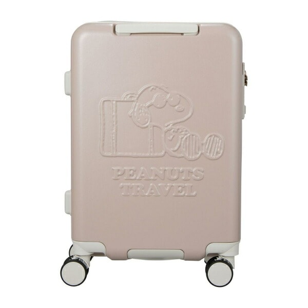スヌーピー ジョー・クール ジッパータイプ スーツケース 32L (グレージュ) キャリーケース SNOOPY