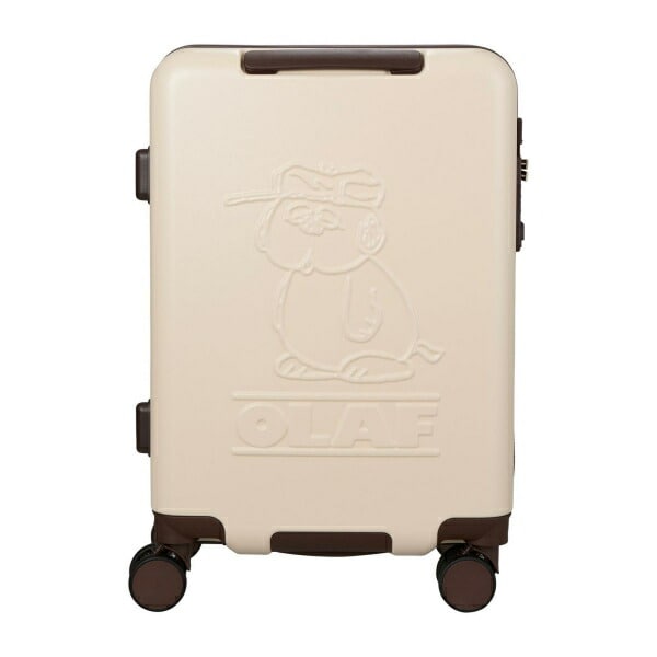 スヌーピー オラフ ジッパータイプ スーツケース 32L (アイボリー) キャリーケース SNOOPY