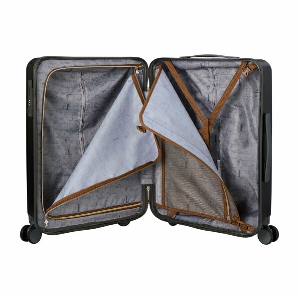 スヌーピー ウッドストック ジッパータイプ スーツケース 50L (ブラック) キャリーケース SNOOPY