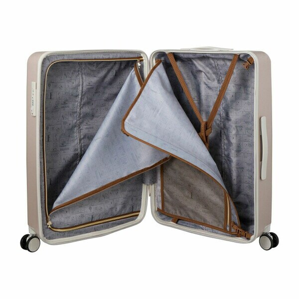 スヌーピー ジョー・クール ジッパータイプ スーツケース 82L (グレージュ) キャリーケース SNOOPY