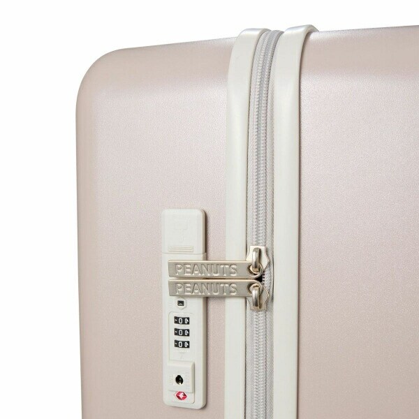 スヌーピー ジョー・クール ジッパータイプ スーツケース 82L (グレージュ) キャリーケース SNOOPY