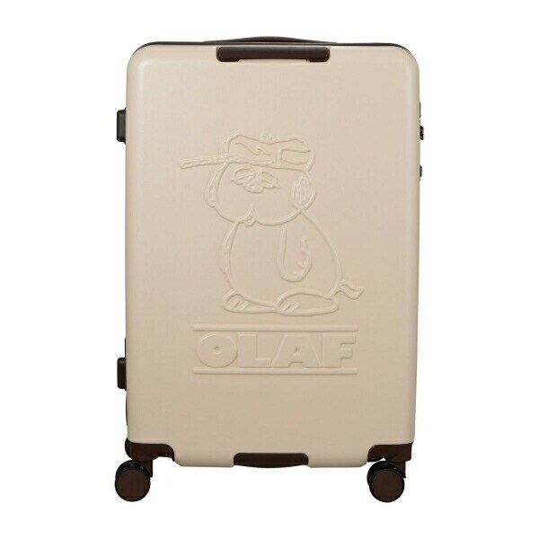 スヌーピー オラフ ジッパータイプ スーツケース 82L (アイボリー) キャリーケース SNOOPY