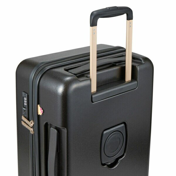 サンリオ 日焼け ハローキティ スーツケース 33L (ブラック) キャリーケース Sanrio