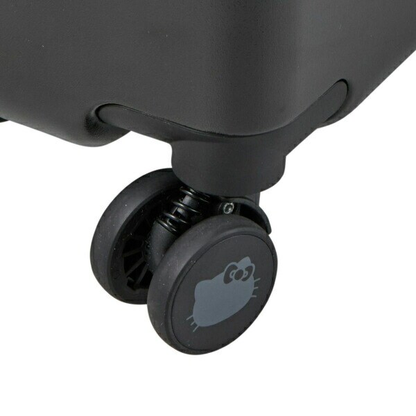 サンリオ 日焼け ハローキティ スーツケース 83L (ブラック) キャリーケース Sanrio