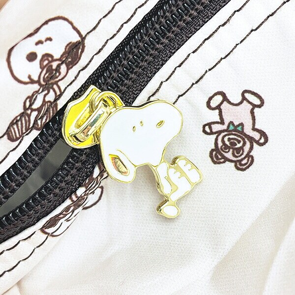 スヌーピー &ベア 保冷＆保温エコバッグ(M) ベージュ SNOOPY