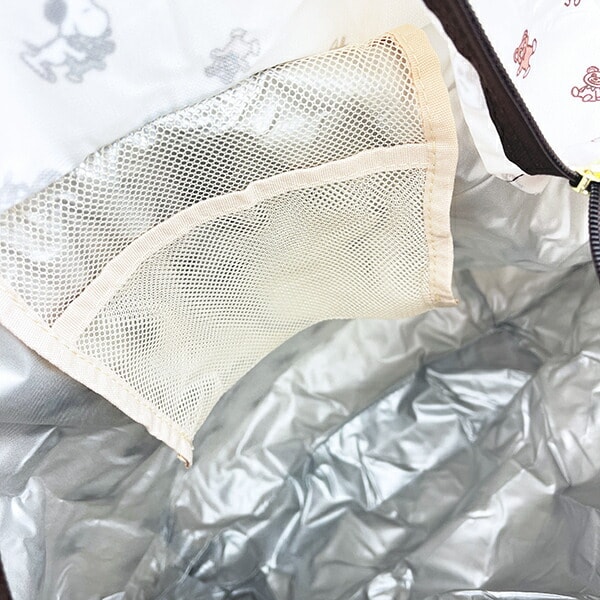 スヌーピー &ベア 保冷＆保温エコバッグ(M) ベージュ SNOOPY