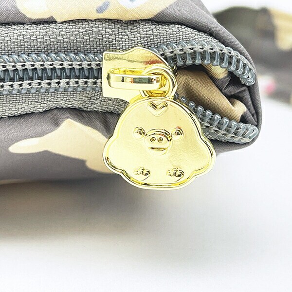 リラックマ 折りたたみボストンバッグ(M) ブラウン