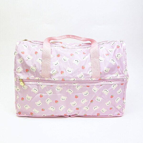 リラックマ コリラックマ 折りたたみボストンバッグ(M) ピンク