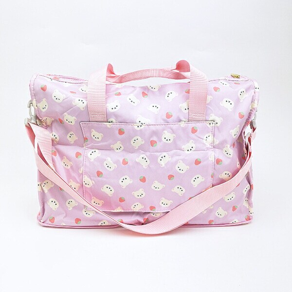 リラックマ コリラックマ 折りたたみボストンバッグ(M) ピンク