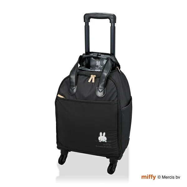 ミッフィー miffy ソフトキャリーバッグ ブラックフェイス