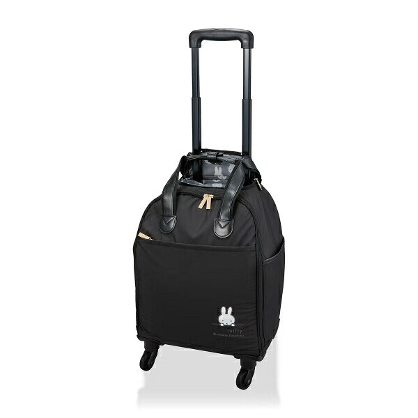 ミッフィー miffy ソフトキャリーバッグ ブラックフェイス