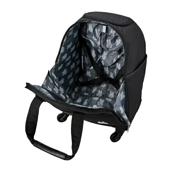 ミッフィー miffy ソフトキャリーバッグ ブラックフェイス