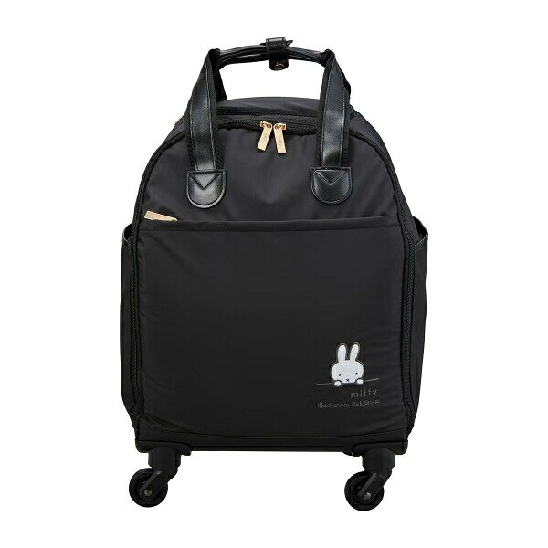 ミッフィー miffy ソフトキャリーバッグ ブラックフェイス
