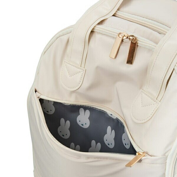 ミッフィー miffy ソフトキャリーバッグ アイボリーフェイス