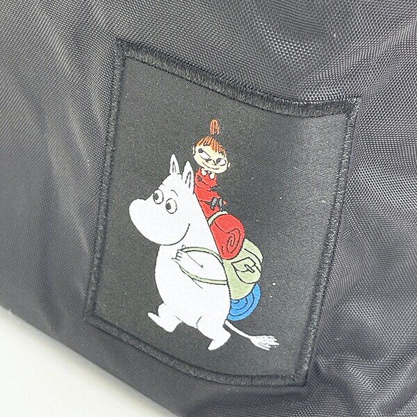 ムーミン リトルミイ 折りたたみリュック ブラック バッグ MOOMIN