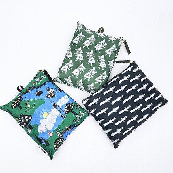 ムーミン リトルミイ 折りたたみリュック ブラック バッグ MOOMIN