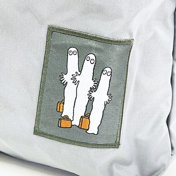 ムーミン ニョロニョロ 折りたたみリュック グレー バッグ MOOMIN