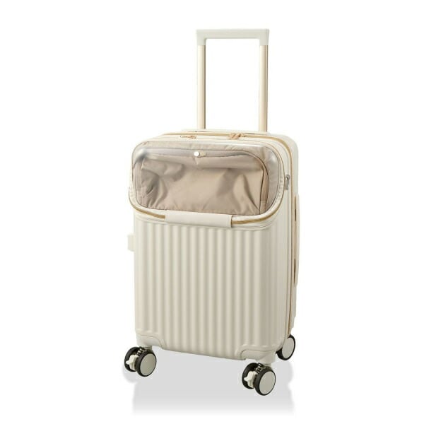 ぬい活 推し活 上パカ ジッパータイプ スーツケース Sサイズ カプセルキャリーバッグ