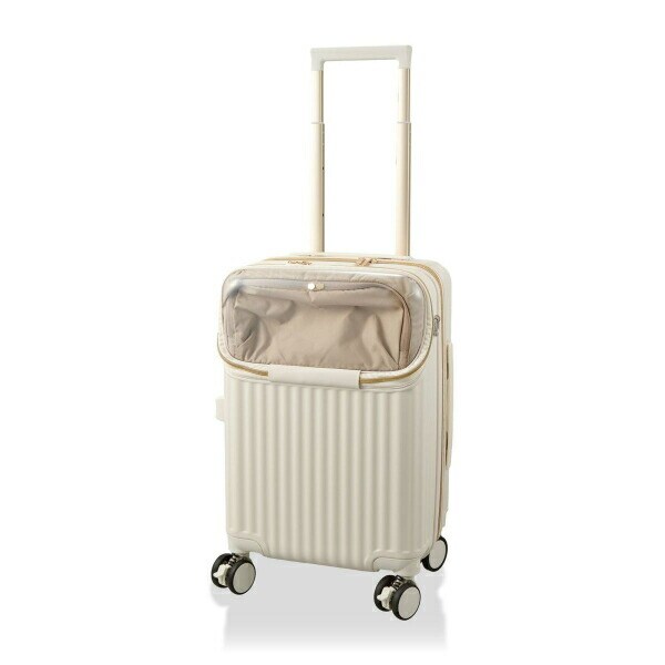 ぬい活 推し活 上パカ ジッパータイプ スーツケース Sサイズ カプセルキャリーバッグ