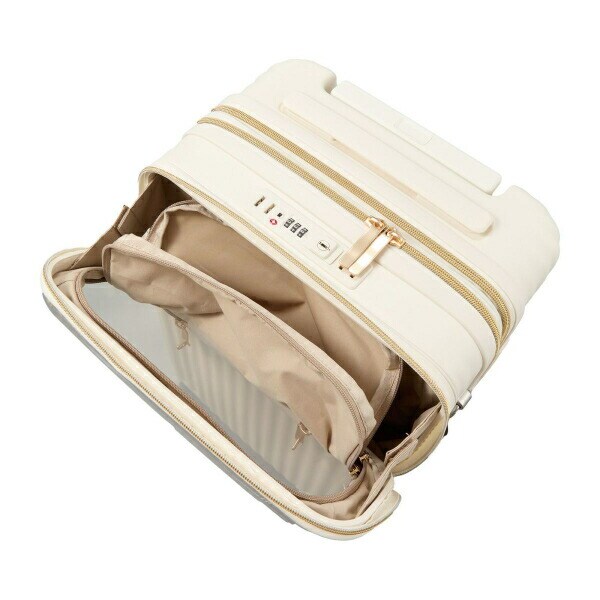 ぬい活 推し活 上パカ ジッパータイプ スーツケース Sサイズ カプセルキャリーバッグ