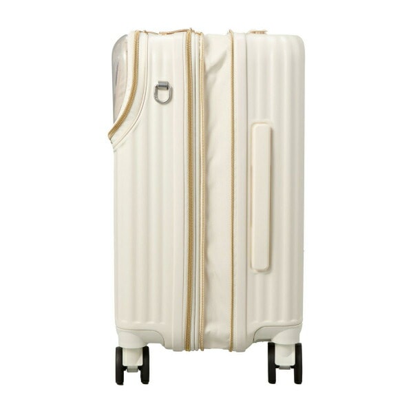 ぬい活 推し活 上パカ ジッパータイプ スーツケース Sサイズ カプセルキャリーバッグ