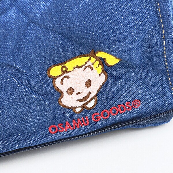 オサムグッズ ジル 折りたたみボストンバッグ(M) デニム OSAMUGOODS