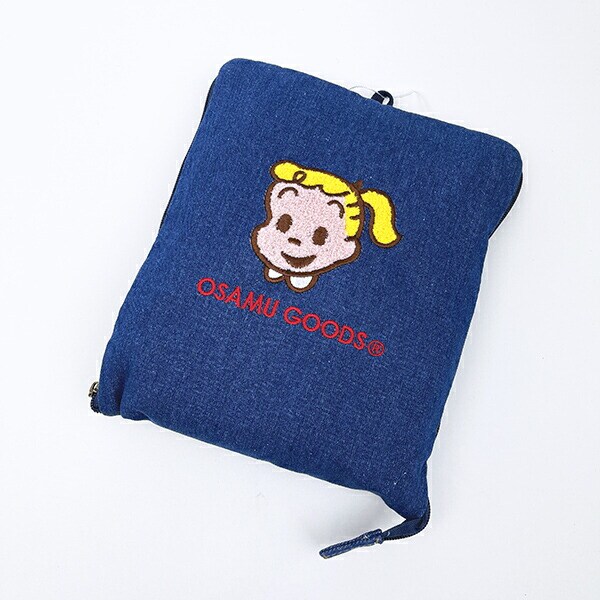 オサムグッズ ジル 折りたたみボストンバッグ(M) デニム OSAMUGOODS