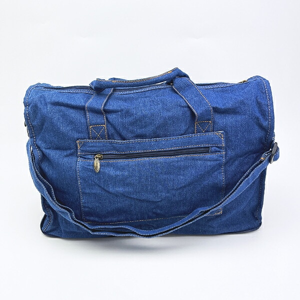 オサムグッズ キャットとドッグ 折りたたみボストンバッグ(M) デニム OSAMUGOODS