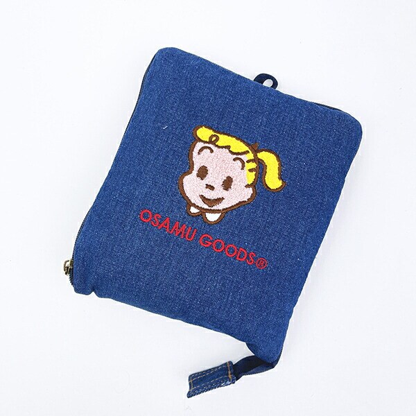 オサムグッズ ジル 折りたたみボストンバッグ(L) デニム トラベル OSAMUGOODS