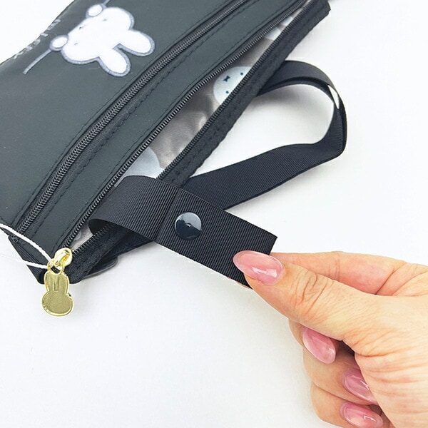 ミッフィー miffy シークレットポーチ ブラックフェイス