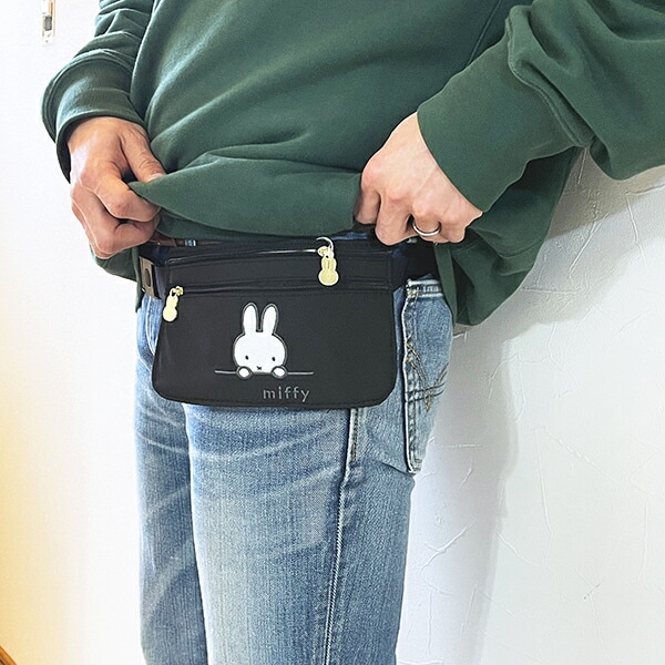 ミッフィー miffy シークレットポーチ アイボリーフェイス