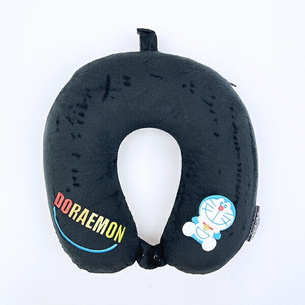 ドラえもん ネックピロー ブラック 低反発枕 トラベル