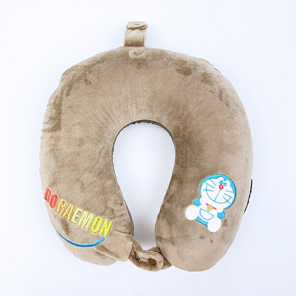 ドラえもん ネックピロー ベージュ 低反発枕 トラベル