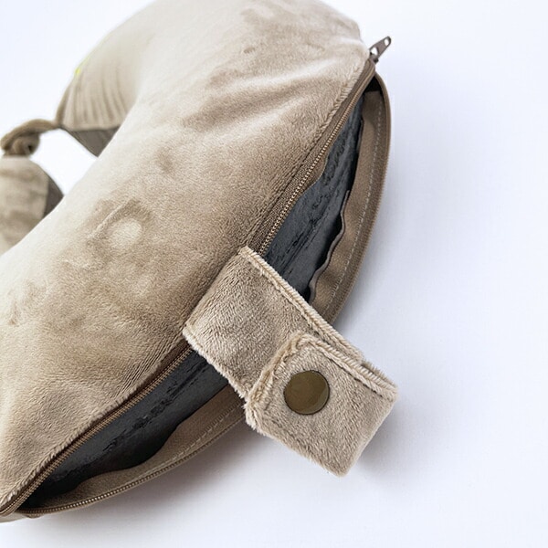 ドラえもん ネックピロー ベージュ 低反発枕 トラベル