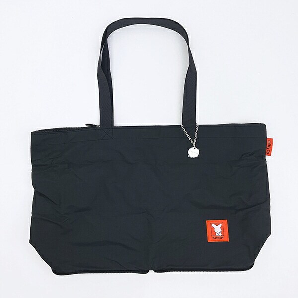 ミッフィー miffy 折りたたみトートバッグ ブラック