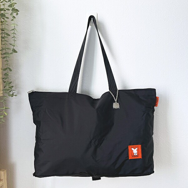 ミッフィー miffy 折りたたみトートバッグ ブラック