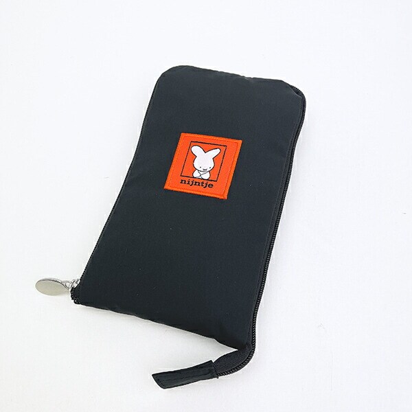 ミッフィー miffy 折りたたみトートバッグ ブラック