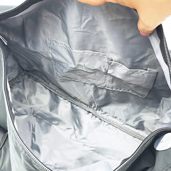 ミッフィー miffy 折りたたみボストンバッグ(M) ブラック