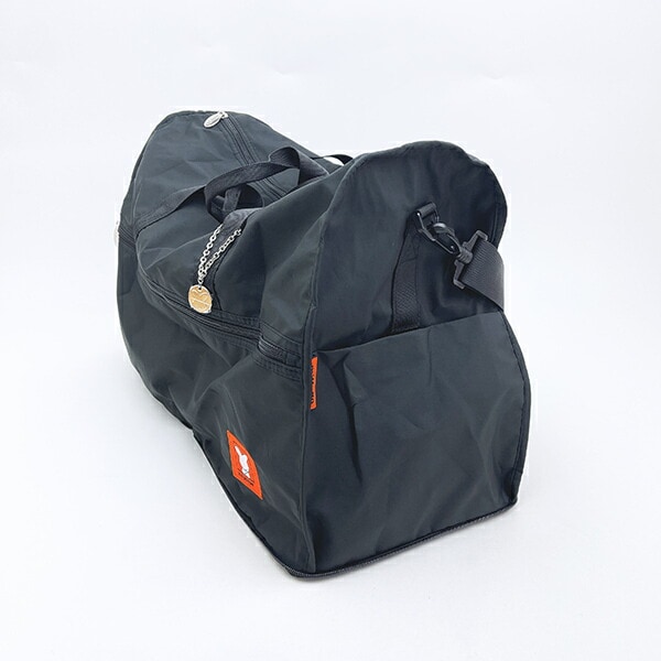 ミッフィー miffy 折りたたみボストンバッグ(L) ブラック