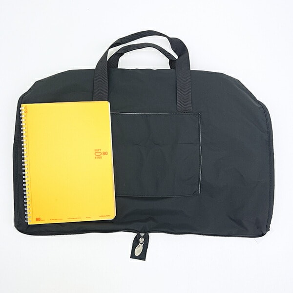 ミッフィー miffy 折りたたみボストンバッグ(L) ブラック