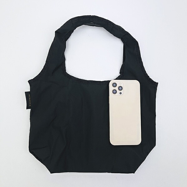 ミッフィー miffy 70th 折りたたみエコバッグ(S) ゴールド＆ブラック