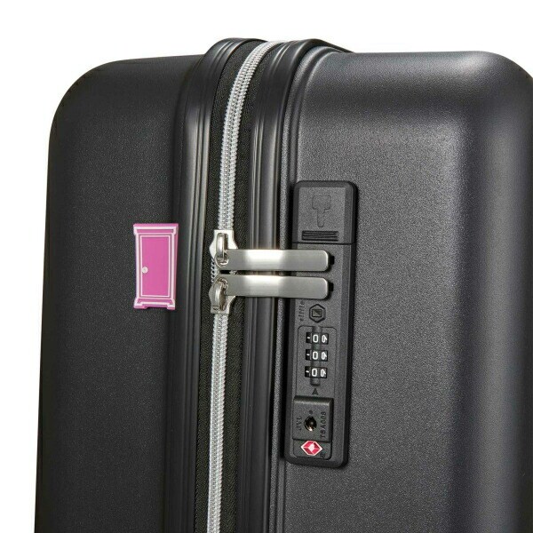 ドラえもん ジッパータイプ スーツケース 33L キャリーケース ブラック